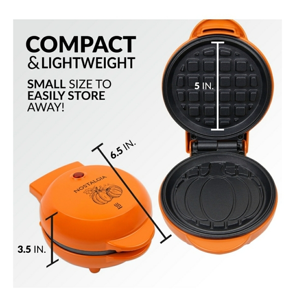 Mini Pumpkin waffle maker - Picture 2 of 4